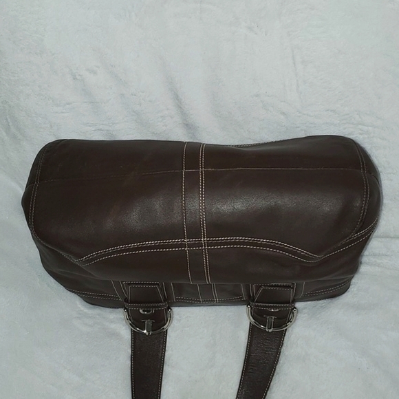 Coach Soho Brown Leather Shoulder Bag - Picture 9 of 16